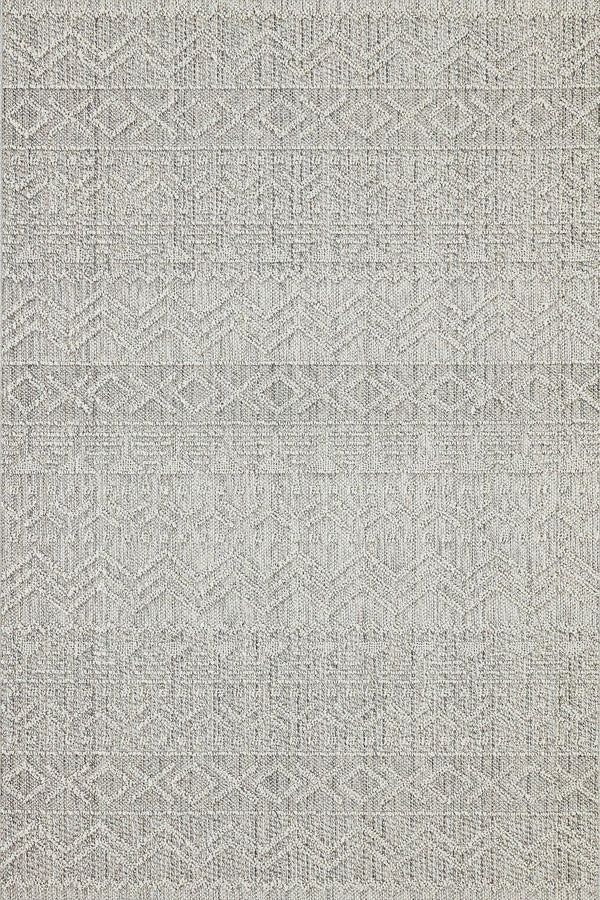 Gri Krem Düz Modern Halı - Yıkanabilir - Kaymaz Taban - Pati Dostu