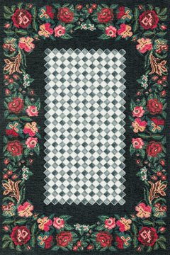 Kırmızı Karabağ Modern Etnik Desenli Halı  | Makinada Yıkanabilir | Hav Toz Vermez | Leke Tutmayan | Kaymaz Taban | Dijital Makine Baskı | Salon Yolluk Mutfak Halısı