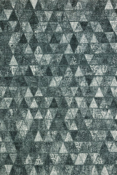 Gri Geometrik Modern Etnik Desenli Halı  | Makinada Yıkanabilir | Hav Toz Vermez | Leke Tutmayan | Kaymaz Taban | Dijital Makine Baskı | Salon Yolluk Mutfak Halısı