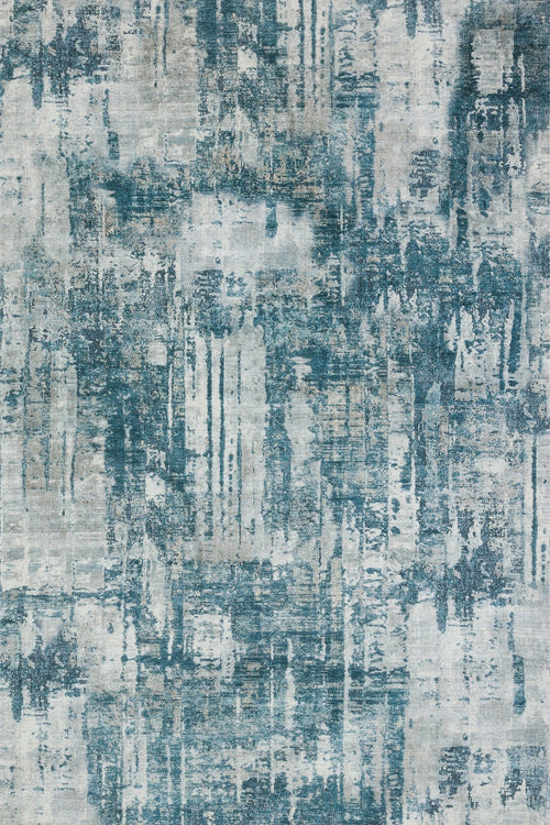 Gri Soyut Modern Etnik Desenli Halı  | Makinada Yıkanabilir | Hav Toz Vermez | Leke Tutmayan | Kaymaz Taban | Dijital Makine Baskı | Salon Yolluk Mutfak Halısı