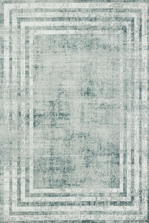 Krem Eskitme Modern Halı - Yıkanabilir - Kaymaz Taban - Pati Dostu