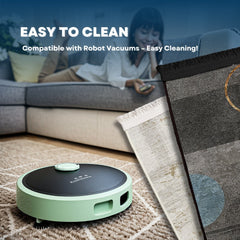 Bordo Bordürlü Modern Etnik Desenli Halı  | Makinada Yıkanabilir | Hav Toz Vermez | Leke Tutmayaz | Kaymaz Taban | Dijital Makine Baskı | Salon Yolluk Mutfak Halısı