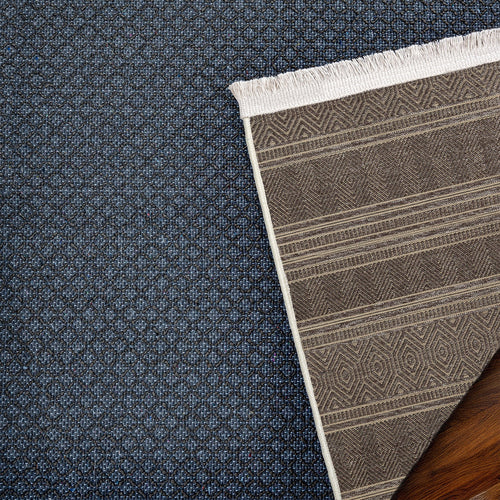 Gri Etnik Modern Etnik Desenli Halı  | Makinada Yıkanabilir | Hav Toz Vermez | Leke Tutmayan | Kaymaz Taban | Dijital Makine Baskı | Salon Yolluk Mutfak Halısı