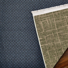 Siyah Modern Modern Etnik Desenli Halı  | Makinada Yıkanabilir | Hav Toz Vermez | Leke Tutmayan | Kaymaz Taban | Dijital Makine Baskı | Salon Yolluk Mutfak Halısı