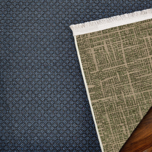 Siyah Modern Modern Etnik Desenli Halı  | Makinada Yıkanabilir | Hav Toz Vermez | Leke Tutmayan | Kaymaz Taban | Dijital Makine Baskı | Salon Yolluk Mutfak Halısı