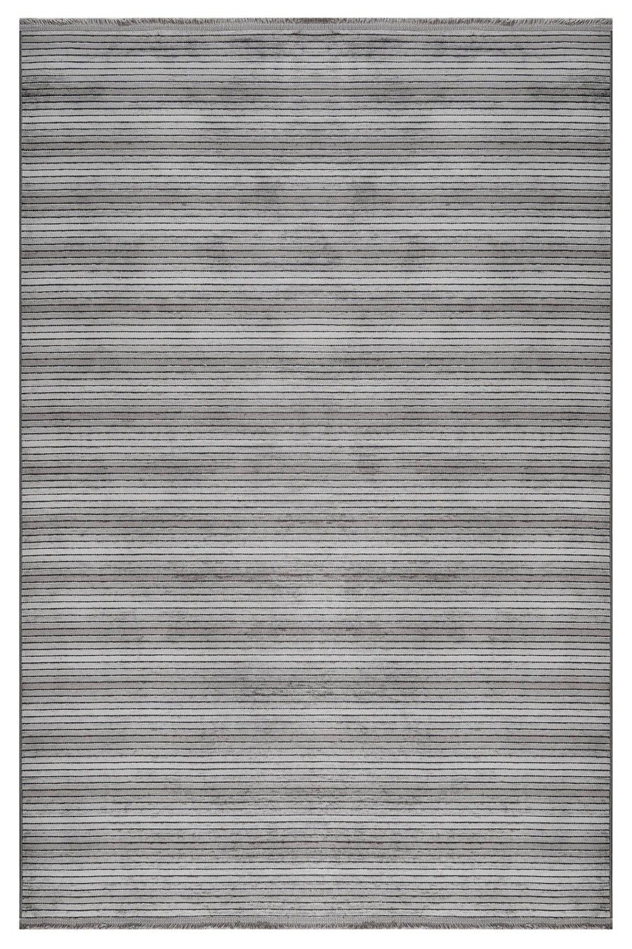 Antrasit Gri Dokulu Düz Triko Halı - Toz Vermez