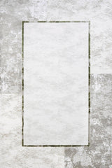 White Gray Modern Living Room Rug Plain - Cotton
