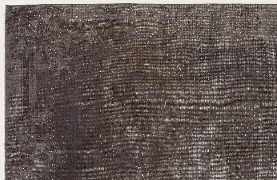 Tirena Gri ve Kahverengi Eskitme Desenli El Dokuma Halı 173x281 cm – detay görünümü