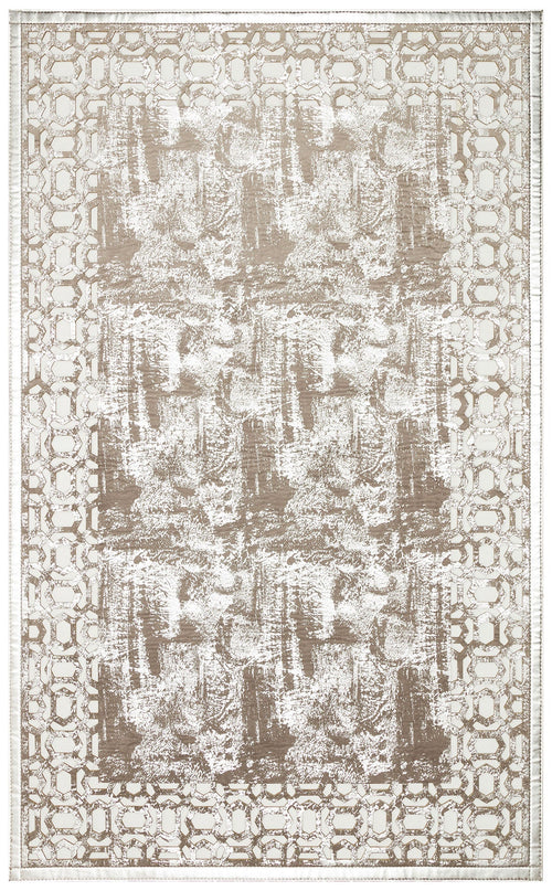 Klasik Ve Modern İşleme ve Oymaya Sahip Suni Deri Halı