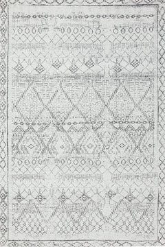 Gri Etnik Modern Etnik Desenli Halı  | Makinada Yıkanabilir | Hav Toz Vermez | Leke Tutmayan | Kaymaz Taban | Dijital Makine Baskı | Salon Yolluk Mutfak Halısı