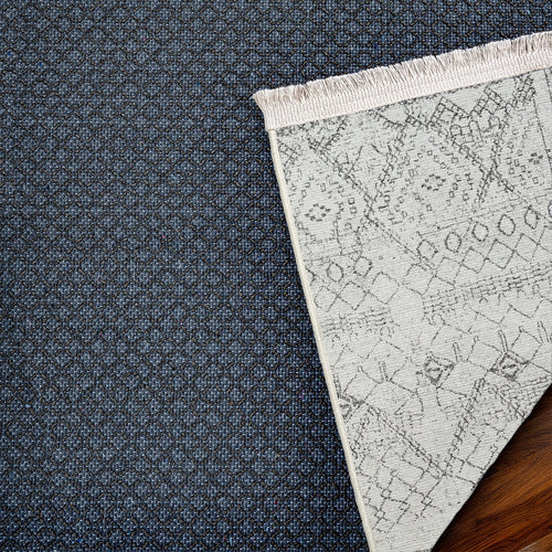 Gri Etnik Modern Etnik Desenli Halı  | Makinada Yıkanabilir | Hav Toz Vermez | Leke Tutmayan | Kaymaz Taban | Dijital Makine Baskı | Salon Yolluk Mutfak Halısı