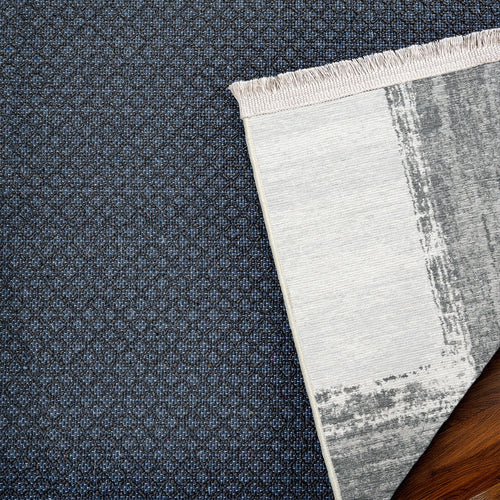 Gri Çerçeveli Modern Etnik Desenli Halı  | Makinada Yıkanabilir | Hav Toz Vermez | Leke Tutmayan | Kaymaz Taban | Dijital Makine Baskı | Salon Yolluk Mutfak Halısı