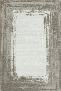 Kahve Çerçeveli Modern Etnik Desenli Halı  | Makinada Yıkanabilir | Hav Toz Vermez | Leke Tutmayan | Kaymaz Taban | Dijital Makine Baskı | Salon Yolluk Mutfak Halısı