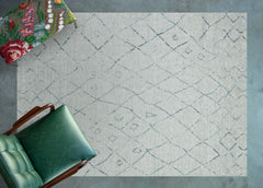 Gri Etnik Modern Etnik Desenli Halı  | Makinada Yıkanabilir | Hav Toz Vermez | Leke Tutmayan | Kaymaz Taban | Dijital Makine Baskı | Salon Yolluk Mutfak Halısı