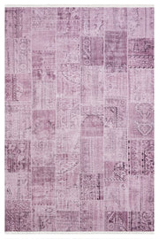 Renkli Bohem Dokulu Halı - Yıkanabilir - Kaymaz Taban - Pati Dostu