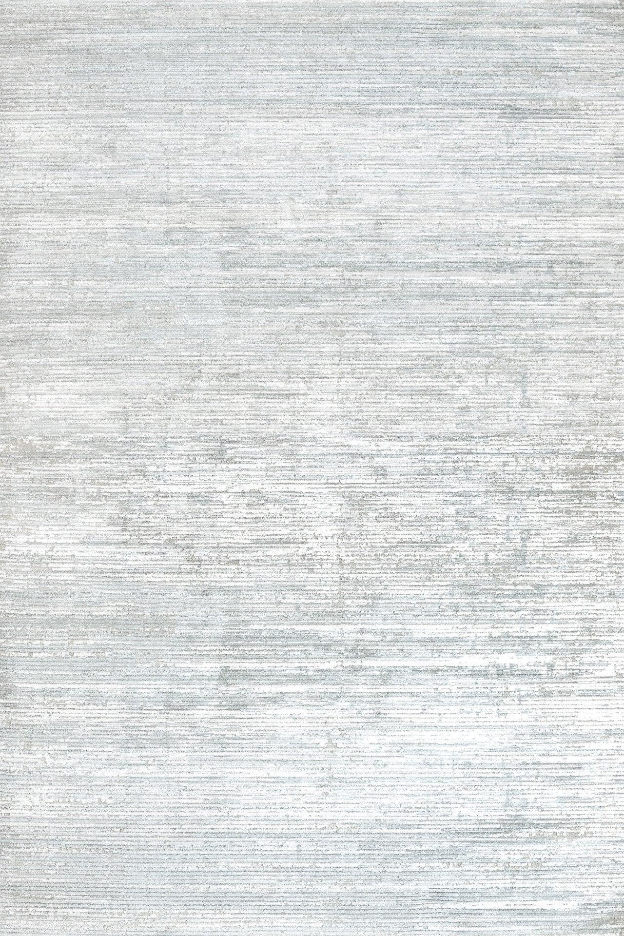 Beyaz Gri Düz Minimalist Halı - Yıkanabilir - Kaymaz Taban - Pati Dostu