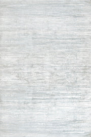 Beyaz Gri Düz Minimalist Halı - Yıkanabilir - Kaymaz Taban - Pati Dostu