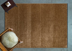 Kahve Düz Modern Etnik Desenli Halı  | Makinada Yıkanabilir | Hav Toz Vermez | Leke Tutmayan | Kaymaz Taban | Dijital Makine Baskı | Salon Yolluk Mutfak Halısı