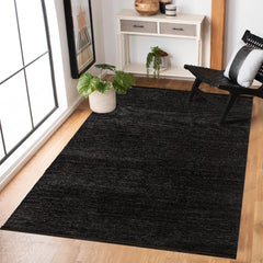 Antrasit Düz Modern Etnik Desenli Halı  | Makinada Yıkanabilir | Hav Toz Vermez | Leke Tutmayan | Kaymaz Taban | Dijital Makine Baskı | Salon Yolluk Mutfak Halısı