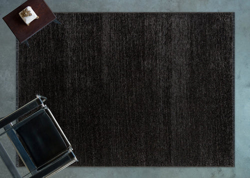 Antrasit Düz Modern Etnik Desenli Halı  | Makinada Yıkanabilir | Hav Toz Vermez | Leke Tutmayan | Kaymaz Taban | Dijital Makine Baskı | Salon Yolluk Mutfak Halısı