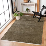 Bej Vizon Düz Modern Halı - Yıkanabilir - Kaymaz Taban - Pati Dostu