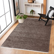 Gri Düz Modern Etnik Desenli Halı  | Makinada Yıkanabilir | Hav Toz Vermez | Leke Tutmayan | Kaymaz Taban | Dijital Makine Baskı | Salon Yolluk Mutfak Halısı