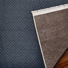 Gri Düz Modern Etnik Desenli Halı  | Makinada Yıkanabilir | Hav Toz Vermez | Leke Tutmayan | Kaymaz Taban | Dijital Makine Baskı | Salon Yolluk Mutfak Halısı