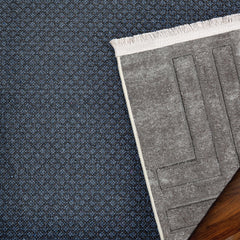 Gri Geometrik Modern Etnik Desenli Halı  | Makinada Yıkanabilir | Hav Toz Vermez | Leke Tutmayan | Kaymaz Taban | Dijital Makine Baskı | Salon Yolluk Mutfak Halısı