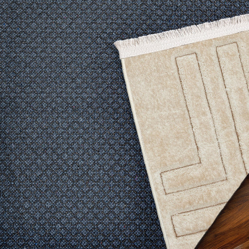 Krem Geometrik Modern Etnik Desenli Halı  | Makinada Yıkanabilir | Hav Toz Vermez | Leke Tutmayan | Kaymaz Taban | Dijital Makine Baskı | Salon Yolluk Mutfak Halısı