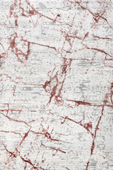 White Light Grey Modern Living Room Rug Marble Veined - Cotton