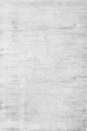 Beyaz Gri Minimalist Modern Halı - Yıkanabilir - Kaymaz Taban - Pati Dostu