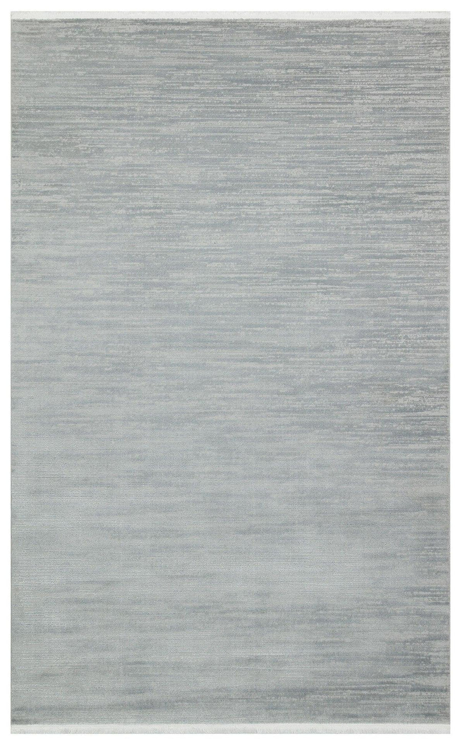 Gri Düz Eskitme Triko Halı - Pati Dostu - Toz Vermez