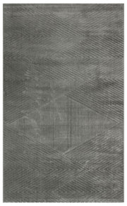 Hav Toz Vermez Sade Desenli Yumuşak Dokulu Modern Makine Halısı