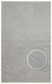 Hav Toz Vermez Sade Desenli Yumuşak Dokulu Modern Makine Halısı