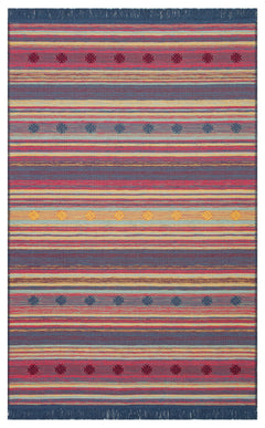 Hokkaido Sarı Modern Pamuk Kilim