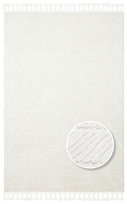 Hav Toz Vermez Etnik Örgü Desenlere Sahip Modern İskandinav Halı