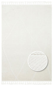 Hav Toz Vermez Etnik Örgü Desenlere Sahip Modern İskandinav Halı