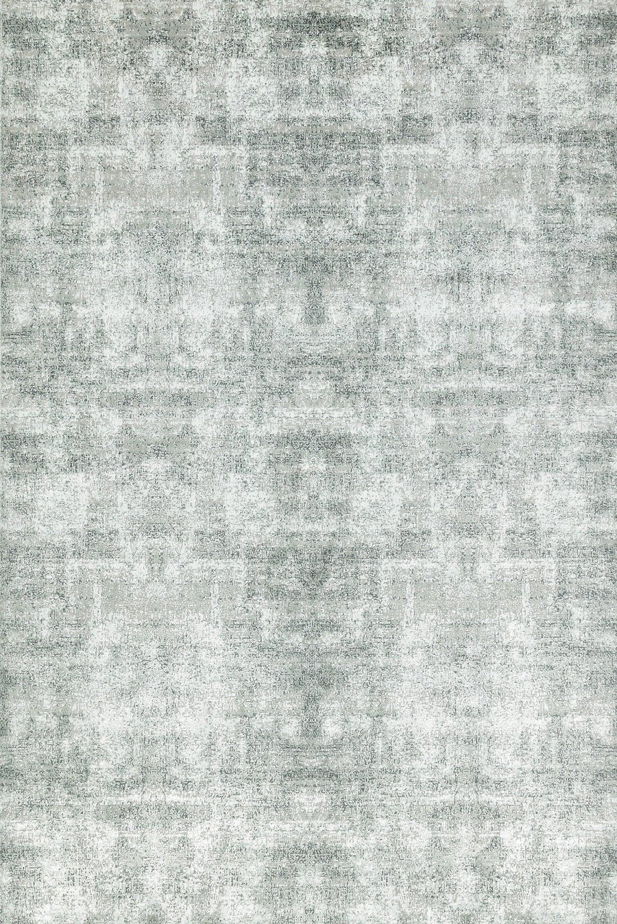 Abstract Area Rug in Grey, White & Sand – in the living room
