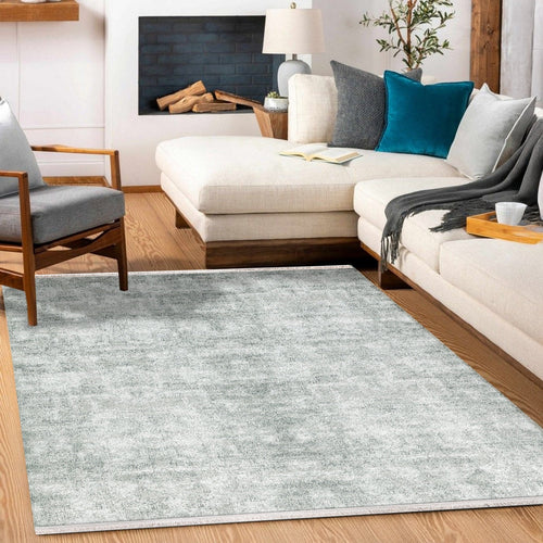 Gri Soyut Modern Etnik Desenli Halı  | Makinada Yıkanabilir | Hav Toz Vermez | Leke Tutmayan | Kaymaz Taban | Dijital Makine Baskı | Salon Yolluk Mutfak Halısı