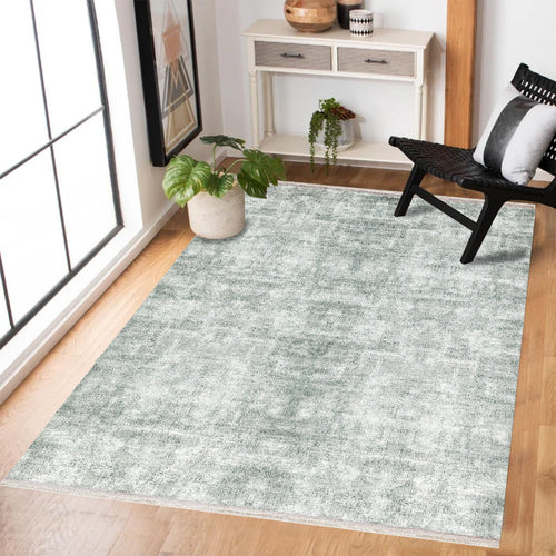 Gri Soyut Modern Etnik Desenli Halı  | Makinada Yıkanabilir | Hav Toz Vermez | Leke Tutmayan | Kaymaz Taban | Dijital Makine Baskı | Salon Yolluk Mutfak Halısı