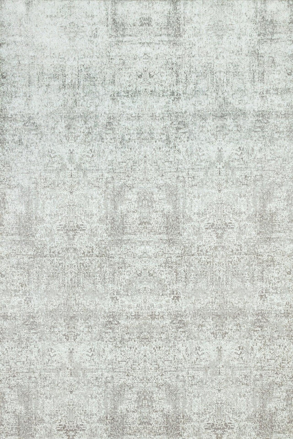 Beyaz Gri Mermer Modern Halı - Yıkanabilir - Kaymaz Taban - Pati Dostu