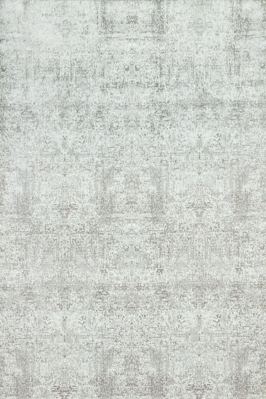 Light Grey and White Abstract Area Rug – in the living room