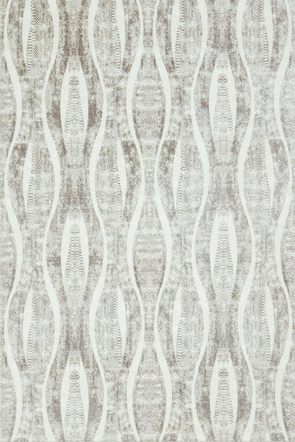Bej Krem Modern Halı - Yıkanabilir - Kaymaz Taban - Pati Dostu