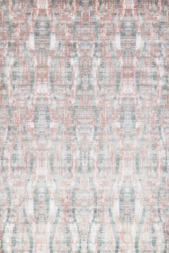 Pembe Geometrik Modern Etnik Desenli Halı  | Makinada Yıkanabilir | Hav Toz Vermez | Leke Tutmayan | Kaymaz Taban | Dijital Makine Baskı | Salon Yolluk Mutfak Halısı