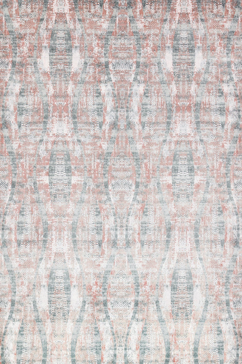 Pembe Geometrik Modern Etnik Desenli Halı  | Makinada Yıkanabilir | Hav Toz Vermez | Leke Tutmayan | Kaymaz Taban | Dijital Makine Baskı | Salon Yolluk Mutfak Halısı