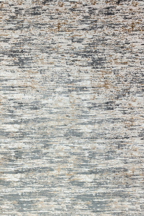 Antrasit Soyut Modern Etnik Desenli Halı  | Makinada Yıkanabilir | Hav Toz Vermez | Leke Tutmayan | Kaymaz Taban | Dijital Makine Baskı | Salon Yolluk Mutfak Halısı