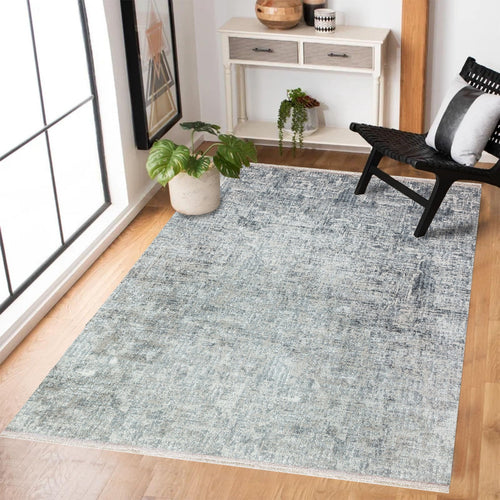 Gri Soyut Modern Etnik Desenli Halı  | Makinada Yıkanabilir | Hav Toz Vermez | Leke Tutmayan | Kaymaz Taban | Dijital Makine Baskı | Salon Yolluk Mutfak Halısı