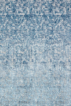 Mavi Modern Modern Etnik Desenli Halı  | Makinada Yıkanabilir | Hav Toz Vermez | Leke Tutmayan | Kaymaz Taban | Dijital Makine Baskı | Salon Yolluk Mutfak Halısı