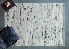 Mavi Modern Modern Etnik Desenli Halı  | Makinada Yıkanabilir | Hav Toz Vermez | Leke Tutmayan | Kaymaz Taban | Dijital Makine Baskı | Salon Yolluk Mutfak Halısı