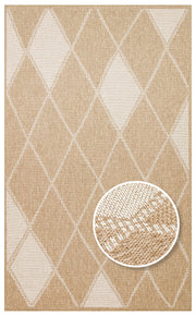 Sisal Halı | Suya Dayanıklı Jüt Halı - Güneş Işığına Dayanıklı, Bej Renkli Alan Halısı